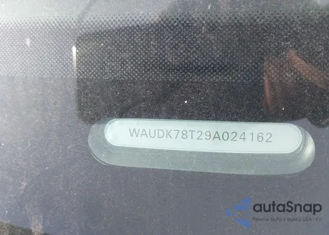 2009 Audi A5 3.2L z USA, uszkodzony, nr VIN WAUDK78T29A024162